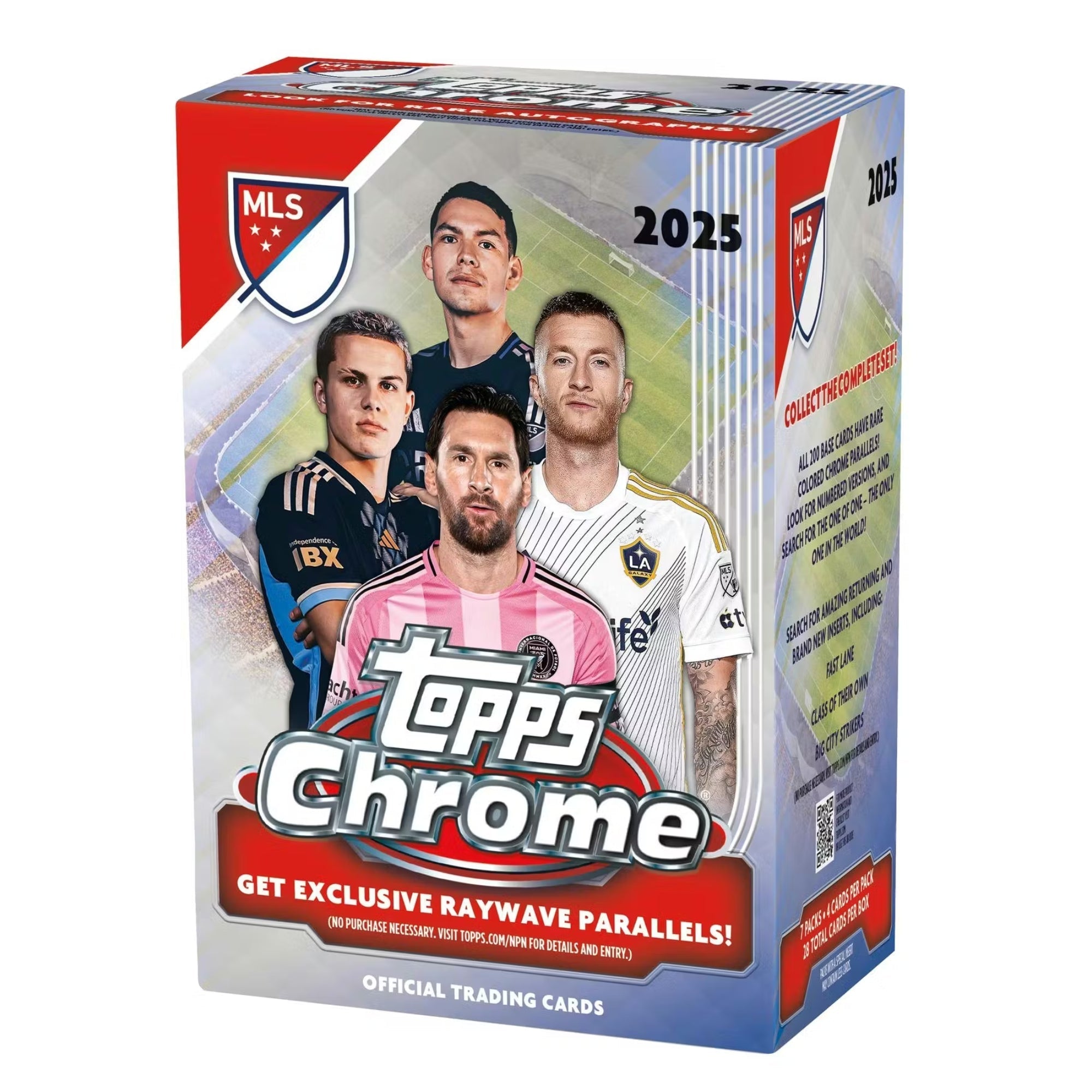 2025 Topps Chrome MLS Soccer Blaster 40 Box Case